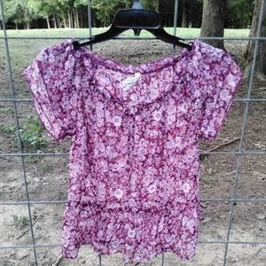 Women's Sheer Aeropostale Top L